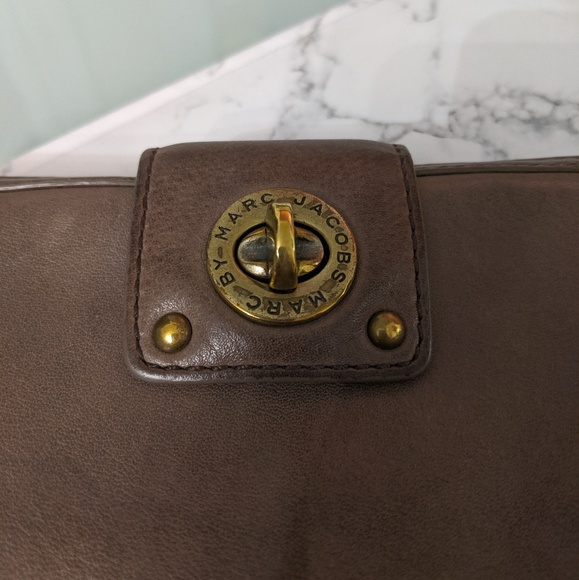 Marc Jacobs turnkey wallet grey MBMJ leather - Picture 5 of 5